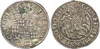 Mansfeld-vorderortische Linie zu Friedeburg 1/2 Taler Peter Ernst i., Bruno II., Gebhard VIII. und Johann Georg IV. 1587-1601. -