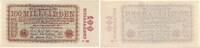 Allgemein 100 Milliarden Mark Banknoten Deutsches Reich 1874-1945. -