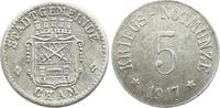 Cham 5 Pfennig 1917 Winz. Kratzer, zaponiert, vorzüglich
