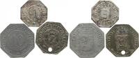 Flensburg 1, 5 und 10 Pfennig -