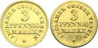 Pommern-Anklam, Stadt 3 Pfennig oJ Marken, Medaillen und Zeichen 1800-2000. -