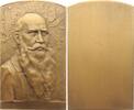 Personenmedaillen Bronzeplakette Jahn, Friedrich Ludwig 1778 Lanz/Bei Perle0 1852 Freyburg. -