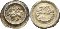 Lüneburg-herzoglich welfische Münzstätte Brakteat Otto IV. 1195-1218. -
