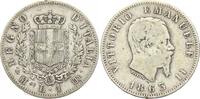 Italien-Königreich 1 Lira Vittorio Emanuele II. 1861-1878. -