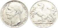 Italien-Königreich 10 Lire Vittorio Emanuele III. 1900-1946. -