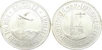 Versilberte Messingmedaille 1927 Halberstadt  Fast vorzüglich