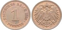 1 Pfennig 1895  E Kleinmünzen  Winz. Flecke, vorzüglich-Stempelglanz