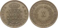Portugal 10 Reis Maria II. 1834-1853. -