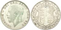 Großbritannien 1/2 Crown George V. 1910-1936. -