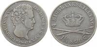 Schleswig-Königliche Linie 1 1/4 Schilling Christian VIII. 1839-1848. -