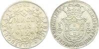 Angola 12 Macutas 1783 Maria I. und Pedro III.von Portugal 1777-1786. Vorzüglich