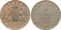 Baden-Durlach 1 Kreuzer 1871 Friedrich I. 1852-1907. Vorz&uuml;glich 12,00 EUR  zzgl. 3,00 EUR Versand