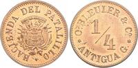 Antigua 1/4 Real  Fast Stempelglanz 150,00 EUR kostenloser Versand