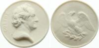 Personenmedaillen Weiße Porzellanmedaille oJ (1 Goethe, Johann Wolfgang von *1749 Frankfurt, +1832. -
