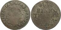 Anhalt-Bernburg 1/6 Taler Victor Friedrich 1721-1765. -