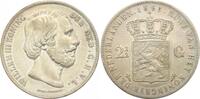 Niederlande-Königreich 2 1/2 Gulden Wilhelm III., 1849-1890. -