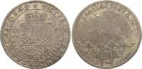 Anhalt-Bernburg Breiter 1/6 Taler Victor Friedrich 1721-1765. -