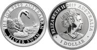Australien 1 $ Dollar Silver Swan Schwan Australien 1 oz Silber 2019 1 AUD 2019 Stempelglanz