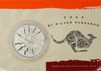 Australien Känguru 1 oz Silber 2002 im Blister 1 AUD 2002 Stempelglanz