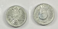 &Ouml;sterreich 5 Schiling 1957 SS+ 290,00 EUR  zzgl. 9,00 EUR Versand