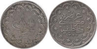Osmanisches Reich 20 Kurush 1917 (AH 1327/9) Mehmed V. Fast VZ 90,00 EUR  zzgl. 9,00 EUR Versand