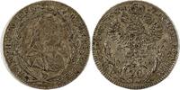RDR- Prag 20 Kreuzer Maria Theresia -