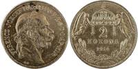 Ungarn- Kremnitz Franz Joseph I. 2 Korona 1914 Vorzüglich