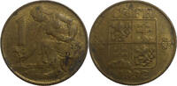 Czechoslovakia 1 Krone 1992 VF 4,00 EUR  zzgl. 4,90 EUR Versand