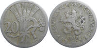 Czechoslovakia 20 Halierov 1928 VF 6,00 EUR  zzgl. 4,90 EUR Versand