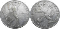 Czechoslovakia 50 Kronen 1948 3th Anniversary of Prague Uprising VF 7,00 EUR  zzgl. 4,90 EUR Versand