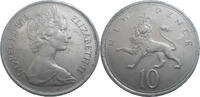 Great Britain 10 Pence 1973 Elizabeth II. (1952-2022) VF 4,00 EUR  zzgl. 4,90 EUR Versand