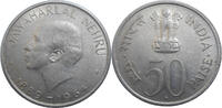 India 50 Paise 1964 Death of Jawaharlal Nehru EF 5,00 EUR  zzgl. 4,90 EUR Versand