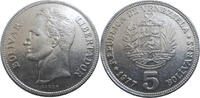 Venezuela 5 Bolivares 1977 VF 5,00 EUR  zzgl. 4,90 EUR Versand