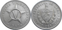 Cuba 5 Centavos 1961 VF 5,00 EUR  zzgl. 4,90 EUR Versand