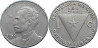 Cuba 1 Centavo 1958 José Martí VF 5,00 EUR  zzgl. 4,90 EUR Versand