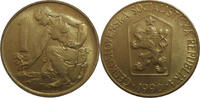 Czechoslovakia 1 krone 1990 aUNC 6,00 EUR  zzgl. 4,90 EUR Versand