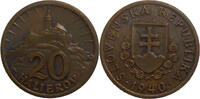 Slovakia 20 halierov WW II. Slovenský štát -
