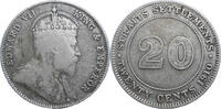 Malaysia 20 Cents Edward VII. (1901-1910) -