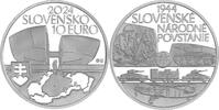 Slovakia 10 Euro 80th Anniversary of Slovak Natiolan Uprising -