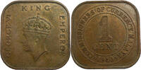 Malaya and British Borneo 1 Cent George VI. (1936-1952) -
