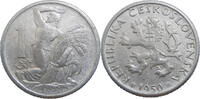 Czechoslovakia 1 Krone 1950 VF 5,00 EUR  zzgl. 4,90 EUR Versand