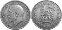 6 Pence 1916 Great Britain George V. (1910-1936) VF