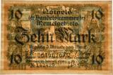 Lithuania  Memel, 10 Mark 1922 - PMG 66 EPQ