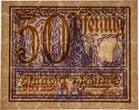 Poland  Danzig, 50 Pfennig 1919 - purple - PMG 65 EPQ