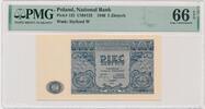 Poland 5 zlotych 1946 - PMG 66 EPQ -