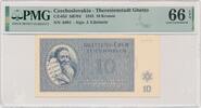 Czechoslovakia (Theresienstadt Ghetto), 10 Kronen 1943 - PMG 66 EPQ