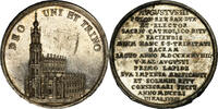Poland Augustus III of Poland, Medal Inauguration of Catholic Church in Dresden 1751 -