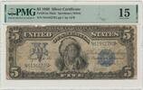 USA 1899 USA, Silver Certificate, 5 Dollars 1899 - Speelman & White - PM... 650,00 EUR  zzgl. 30,00 EUR Versand