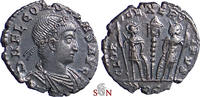 Constans AE 17 mm - GLORIA EXERCITVS - Rome mint - RIC 52 -