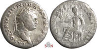 Domitianus as Caesar Denarius - PRINCEPS IVVENTVTIS - Vesta - RIC1087 -